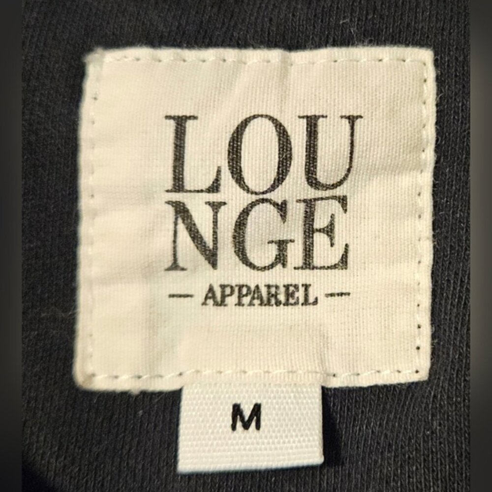 Lounge Apparel Black Cropped  Sweatshirt - Picture 10 of 12